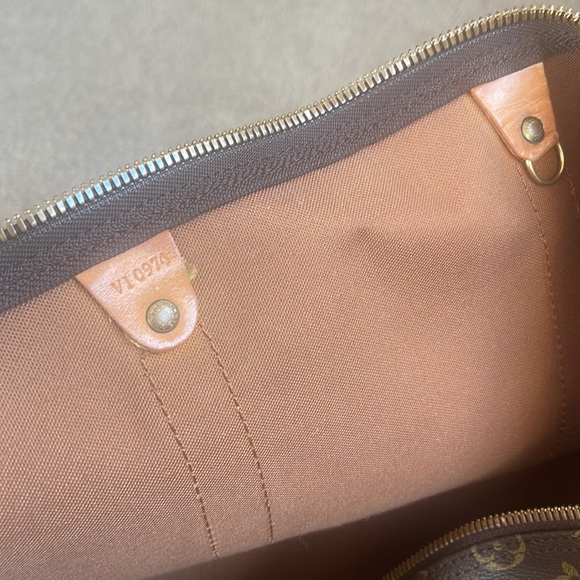 Louis Vuitton Monogram Keepall Bandouliere 50 Brown Canvas Travel Bag - Picture 15 of 16